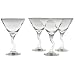 Libbey 4-Piece Z-Stem Martini Set