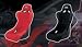 JIC (JF01BK) Racing Bucket Seats - Black