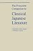 The Princeton Companion to Classical Japanese Literature