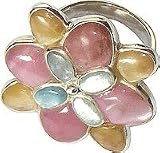 The Ring Mens Handmade Sterling Silver Jewelry with Gemstone, India