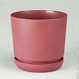 Duraco #FDM6-32759 6x6 Plum Planter/Saucer