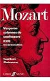 Vesperae Solennes: (Vocal Score) (Faber Edition)