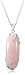 Sterling Silver Rose Quartz Floral Pendant on Double Cable Chain by David Sigal, 18"