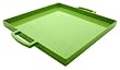 Zak Designs Eden 12-1/2-Inch Small Square Tray, Basil
