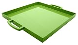 Zak Designs - 1526- 0010E - Plateau carré - 32 cm - Vert basilic - mélamine