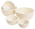 Mario Batali 5-Piece Measuring Prep Bowl Set, Creme