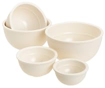 Mario Batali 5-Piece Measuring Prep Bowl Set, Creme
