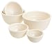 Kitchen & Housewares : Mario Batali 5-Piece Measuring Prep Bowl Set, Creme