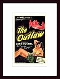 Outlaw The, Art Poster by Unknown Artist, with Wood Frame, poster size: 11