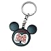 Minnie Mouse Pants Spinning Pewter Keychain
