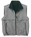NEW Port Authority - Reversible Terra-Tek Nylon and Fleece Vest Titanium/Black-M