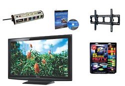 panasonic tc p42c1 hdtv hook up kit power protection calibration tilt mount  more detail click!