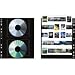 Printfile CD / DVD Archival Storage Page with 8.5" x 11" Pocket on Reverse Side, Holds Two Discs per Page, Pack of 25 Pages.