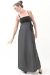 The Olian "Gala" Stretch Velvet & Taffeta Evening Gown