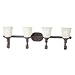 CLOSEOUT - La Salle Greek Bronze Bathroom Vanity Light Maxim (16014FLGB)