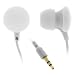 GTMax Stereo Candy Soft Gel Headset 3.5mm - White for Amazon Kindle 4, Kindle Touch / Touch 3G, Kindle Fire, Kindle Keyboard / 3G (Kindle 3)