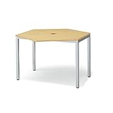 kokuyo Cyze(サイズ) 六角形テーブル W1040×D1200(600)×H700mm HF-CYD1012S