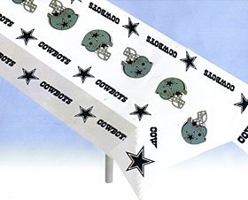 Caseys Distributing 9474639571 Dallas Cowboys Plastic Table Cover