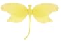 10" Medium Yellow Jewel Dragonfly Decorations - dragonflies hanging nylon nursery bedroom girls room ceiling wall decor, wedding birthday party baby bridal shower