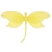 10" Medium Yellow Jewel Dragonfly Decorations - dragonflies hanging nylon nursery bedroom girls room ceiling wall decor, wedding birthday party baby bridal shower