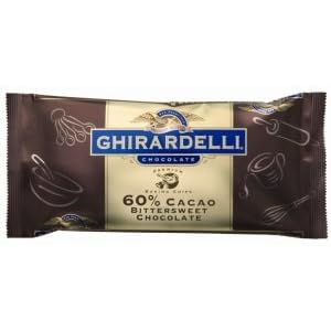 Ghirardelli 60% Cacao Bittersweet Chocolate Baking Chips, 11.5 oz. by Ghirardelli