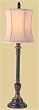 Formal Fine Quality Asian Oriental Home D&eacute;cor - Table & Bedside Lighting - 33" Black Lacquer Buffet Lamp