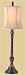 Formal Fine Quality Asian Oriental Home Décor - Table & Bedside Lighting - 33 Black Lacquer Buffet Lamp
