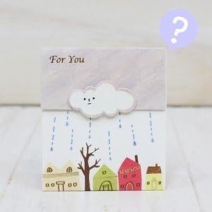 Studio Skinky Pop up Card - Cloud & Rain