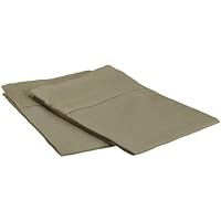 Lamma Loe 1200 Grand Series Pillowcase, Set of 2 - 100% Manufacturer Guaranteed - Standard Size 20'x30', Sage Green - Available in Many Sizes and Colors