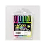 Text Accent Highlighter, Four Color Set (SAN21274) Category: Big-Barrel