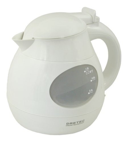 DRETEC わくわくケトル モルティー グレー 1L PO-103GY