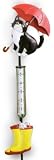The Encore Group Cat/Boots Rain Gauge Staked