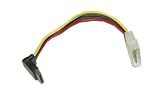 Sata power cable with right angle sata plug# PWR-SATA15-4R.