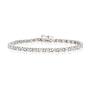 SPARKLING XO 14K WHITE GOLD TENNIS BRACELET