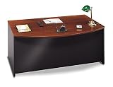 Series C Hansen Cherry Bow Front Desk By Bush Furniture Office Product