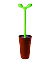 A di Alessi Merdolino Toilet Brush, Brown (ASG04)
