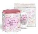 Candy Heart Coffee Tea Mug - Valentine's Day/BirthDay Gift for loved ones