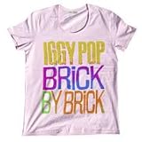 Rock Star Tシャツ <strong>カウンター</strong>カルチャー パンクの始祖 偉大なロッカー イギーポップ UネックTシャツ デザイン BRICK BY BRICK