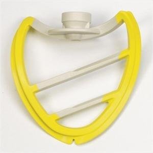 NEW COOKWARE SCRAPE-A-BOWL FOR KA 5QT ARTISAN 128 MAJESTIC YELLOW FLAT BEATER DESIGN FOR STAND MIXER