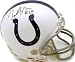 Joseph Addai autographed Football Mini Helmet (Indianapolis Colts)