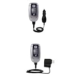 Essential Kit for the Samsung SGH-E360 - includes Car and Wall Charger with Rapid Charge Technology - Gomadic Brand w/ TipExchange Technology