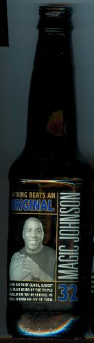 Magic Johnson Los Angeles Lakers Coors Beer Bottle