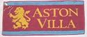 Aston Villa Golf Bar Towel and brass ball marker