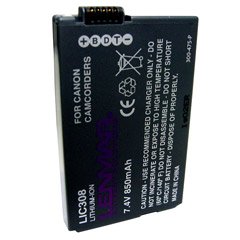 Lenmar LIC308 Lithium-ion Camcorder Battery Equivelent to the Canon BP-308 Battery