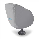 Hurricane Bucket, Helmsman And Fixed Back Boat Seat Cover In Grey