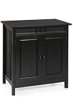 Review Home Decorators Collection  / Mission Wood-door Lowboy Two-door Black