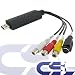 USB 2.0 Audio / Video Grabber - Videoadapter zur Bearbeitung-Nachbearbeitung
