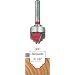 Freud 39-532 3/4-Inch Diameter Top Bearing Cove and Bead Groove Router Bit with 1/4-Inch Shank