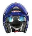 Jet Blue DOT Approved VOX Racing Full Face Flip-up Motorcycle Snowmobile Bike Helmet -SIZE Medium