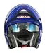 Little Ladies Blue VOX DOT Approved Motorcycle Helmet Full Face Flip Up Motorcycle, Bike and Snowmobile Helmets with Free Accessory Bag -size Large